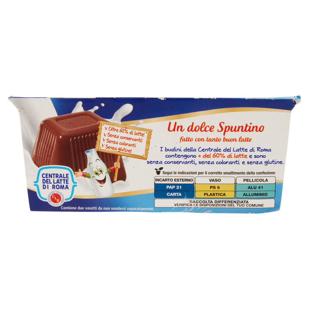 BUDINO AL CIOCCOLATO CENTRALE DEL LATTE DI ROMA 200G - 1