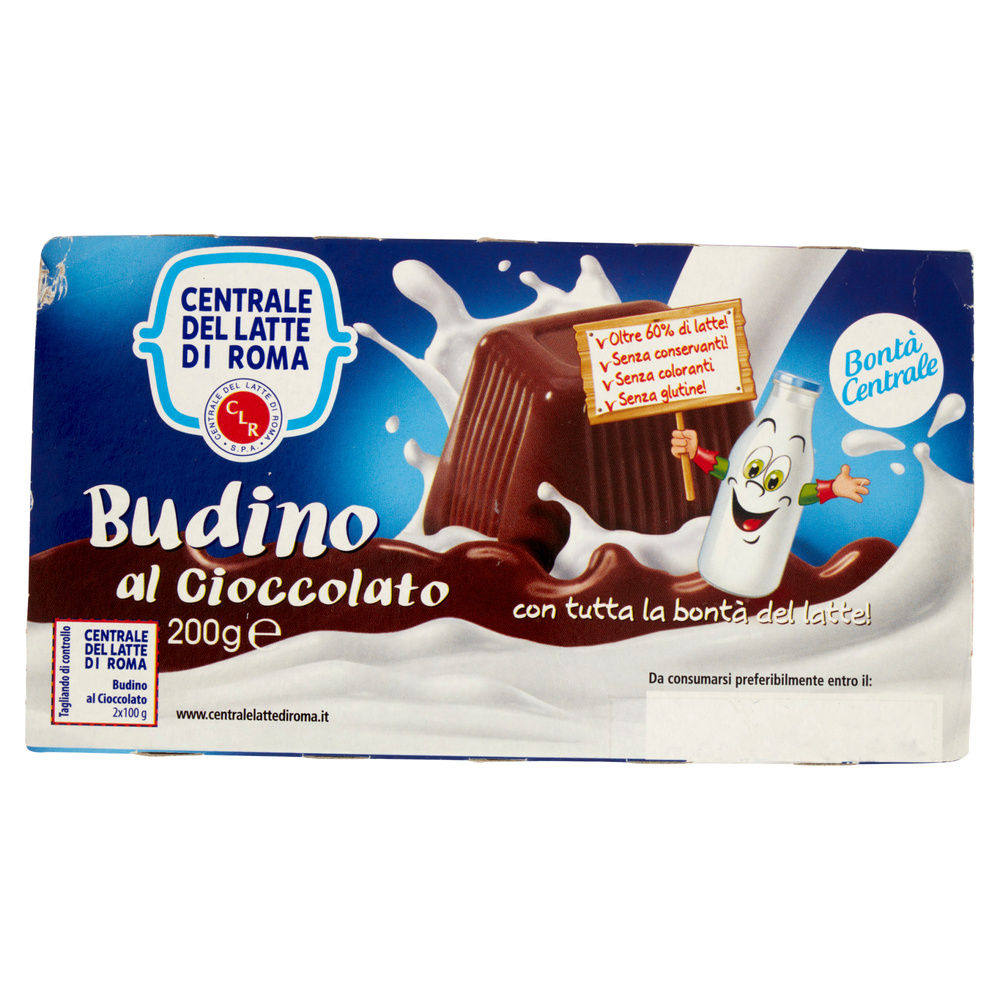 BUDINO AL CIOCCOLATO CENTRALE DEL LATTE DI ROMA 200G - 5