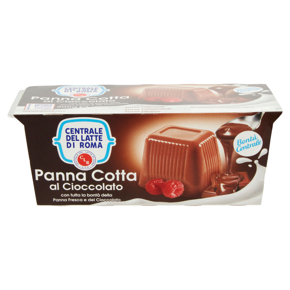 PANNA COTTA CIOCCOLATO CENTRALE DEL LATTE DI ROMA 200G - 3