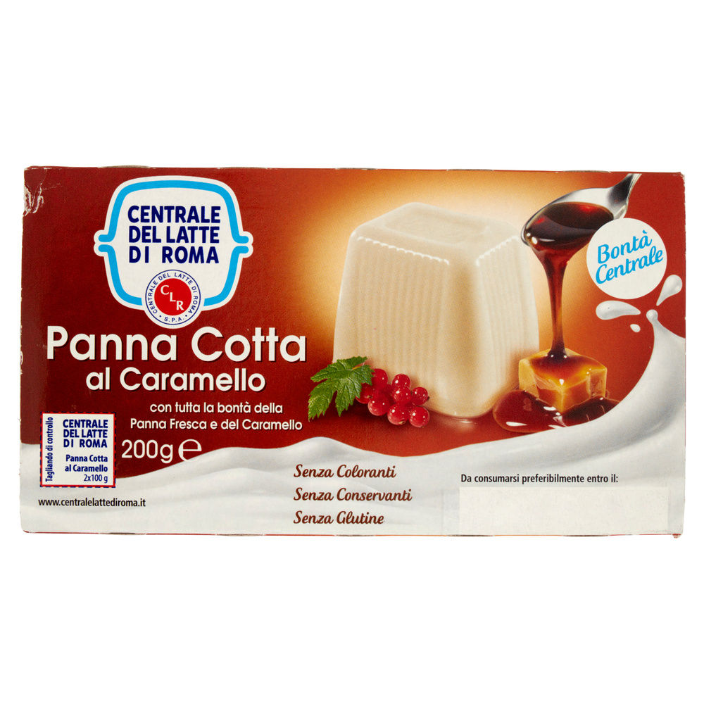 PANNA COTTA CARAMELLO CENTRALE DEL LATTE DI ROMA 200G - 6