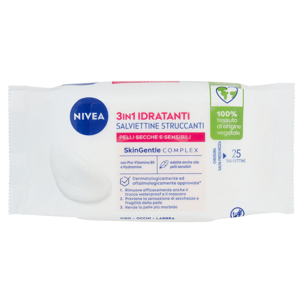 SALVIETTE STRUCCANTI NIVEA DELICATE PZ.25 - 0