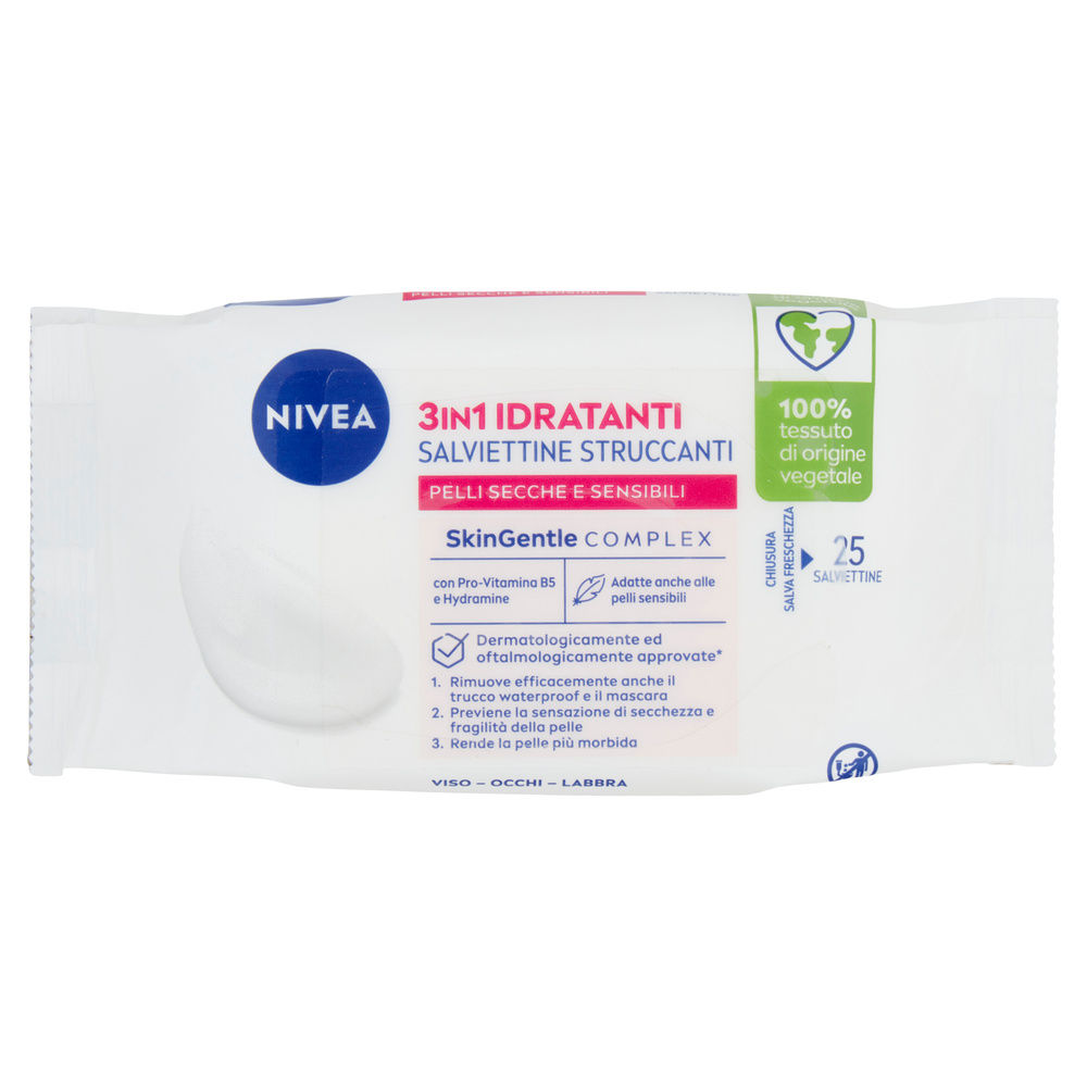 SALVIETTE STRUCCANTI NIVEA DELICATE PZ.25 - 3