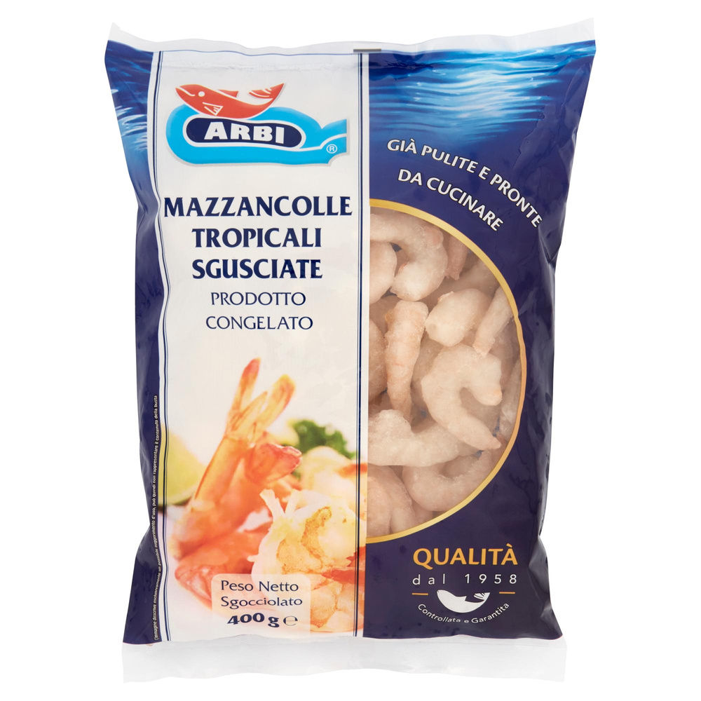 MAZZANCOLLE TROPICALI SGUSCIATI ARBI BUSTA G 400 - 6
