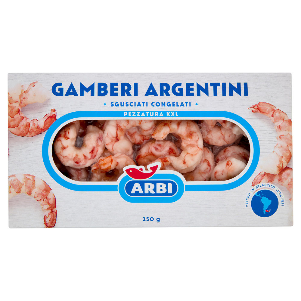 GAMBERI SGUSCIATI ARGENTINI ARBI SCATOLA G 250 - 0