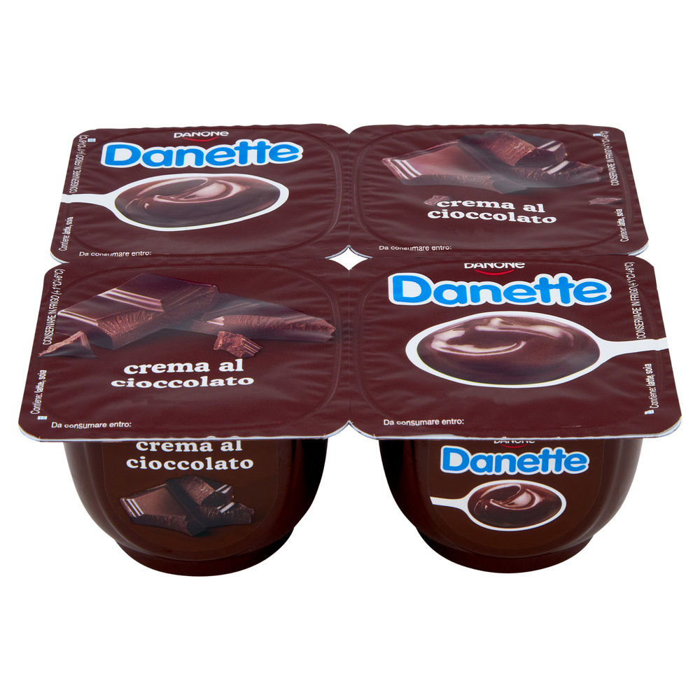 CREMA DESSERT DANETTE DANONE CIOCCOLATO 4X125 G - 2