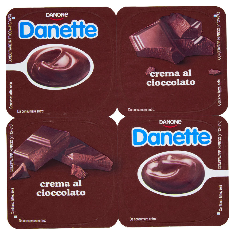 CREMA DESSERT DANETTE DANONE CIOCCOLATO 4X125 G - 4