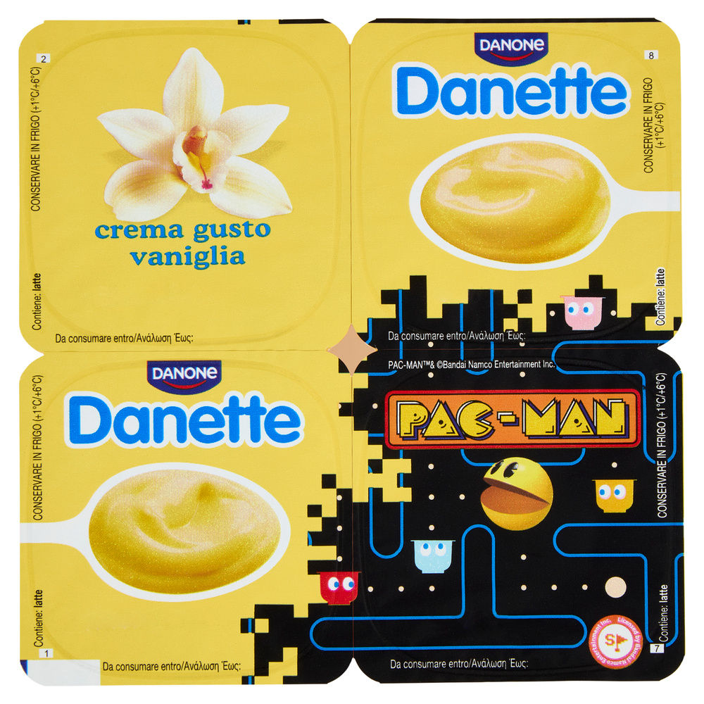 CREMA DESSERT DANETTE DANONE VANIGLIA 4X125 G - 0