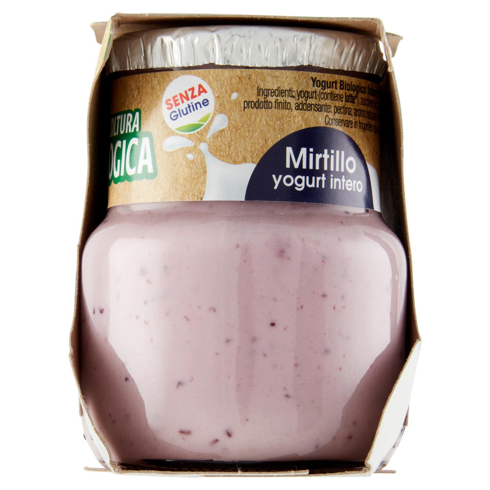 YOGURT BIO INTERO MIRTILLO CENTRALE DEL LATTE DI ROMA 2X125 G - 2
