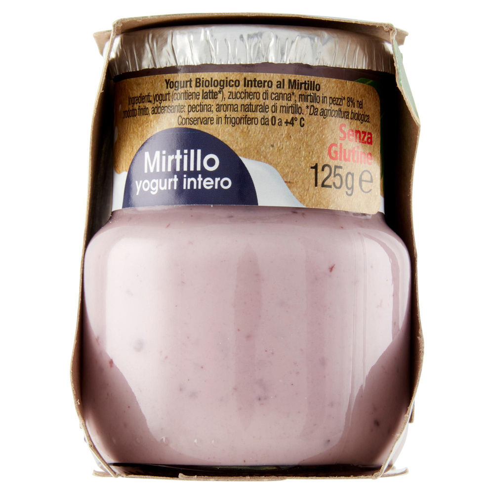 YOGURT BIO INTERO MIRTILLO CENTRALE DEL LATTE DI ROMA 2X125 G - 3