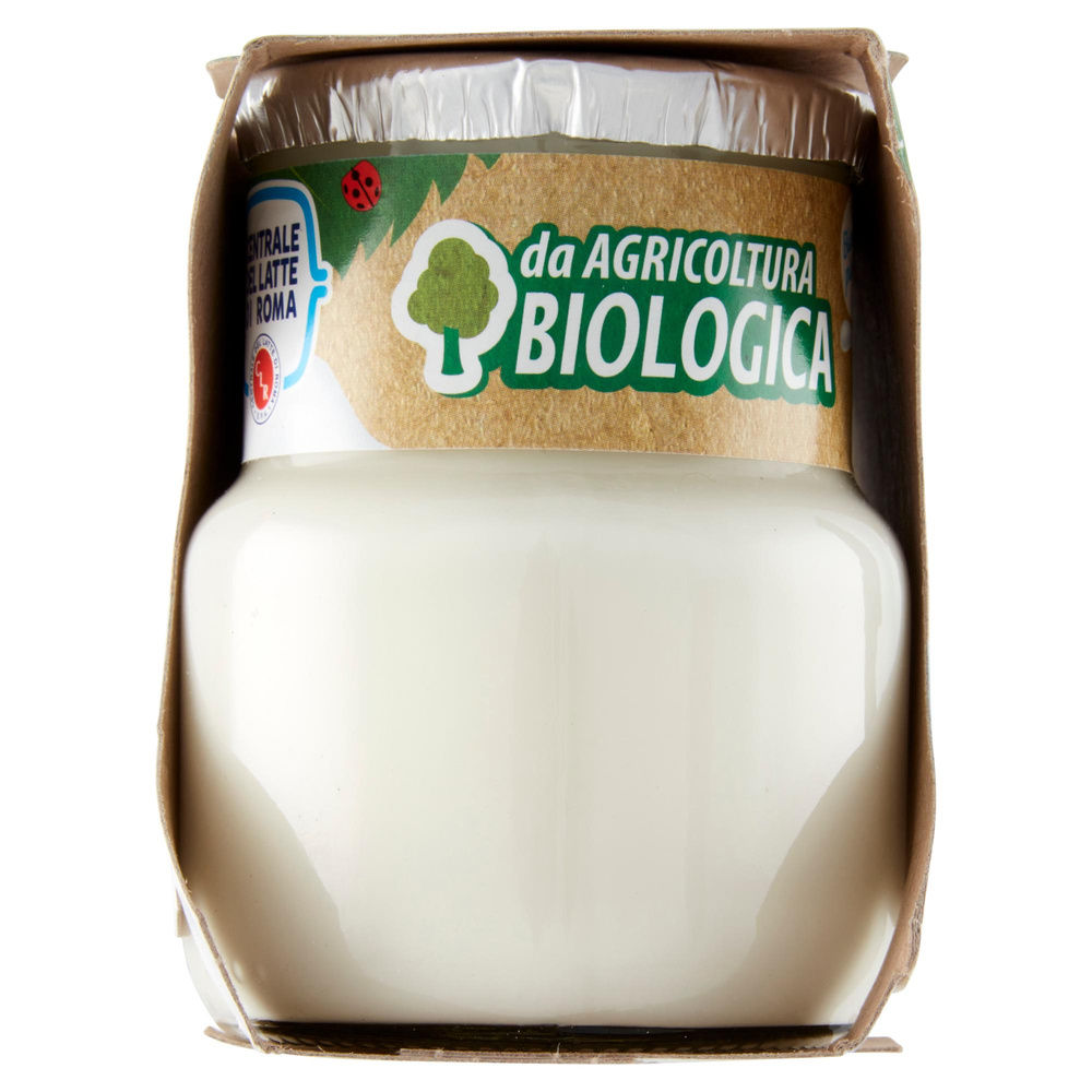 YOGURT INTERO BIANCO BIO CENTRALE DEL LATTE ROMA SPA 2X125G - 5