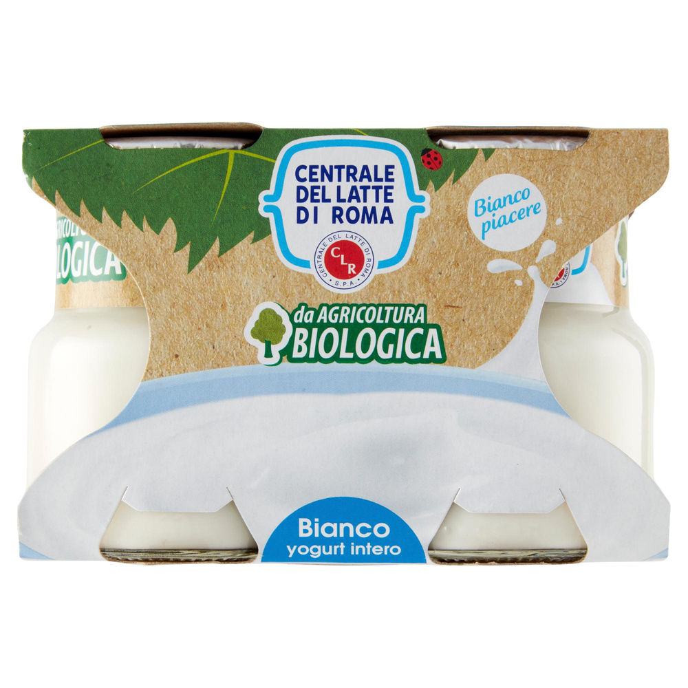 YOGURT INTERO BIANCO BIO CENTRALE DEL LATTE ROMA SPA 2X125G - 6