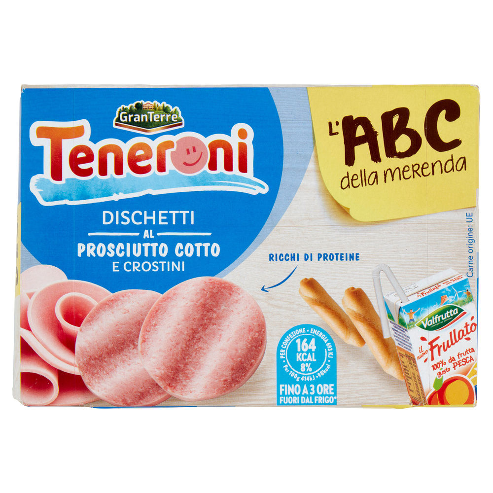MERENDA TENERONI DISCHETTI PROSCIUTTO COTTO CON FRULLATO - 5