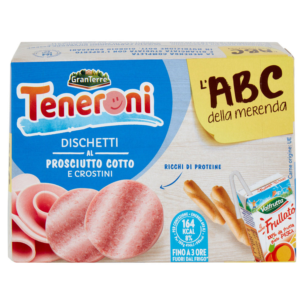 MERENDA TENERONI DISCHETTI PROSCIUTTO COTTO CON FRULLATO - 7