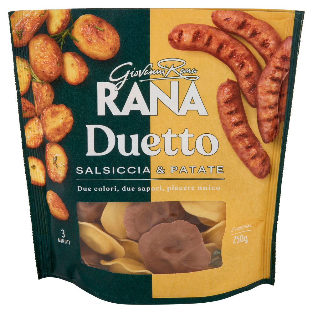 SFOGLIAVELO DUETTO SALSICCIA E PATATE RANA G 250 - 2