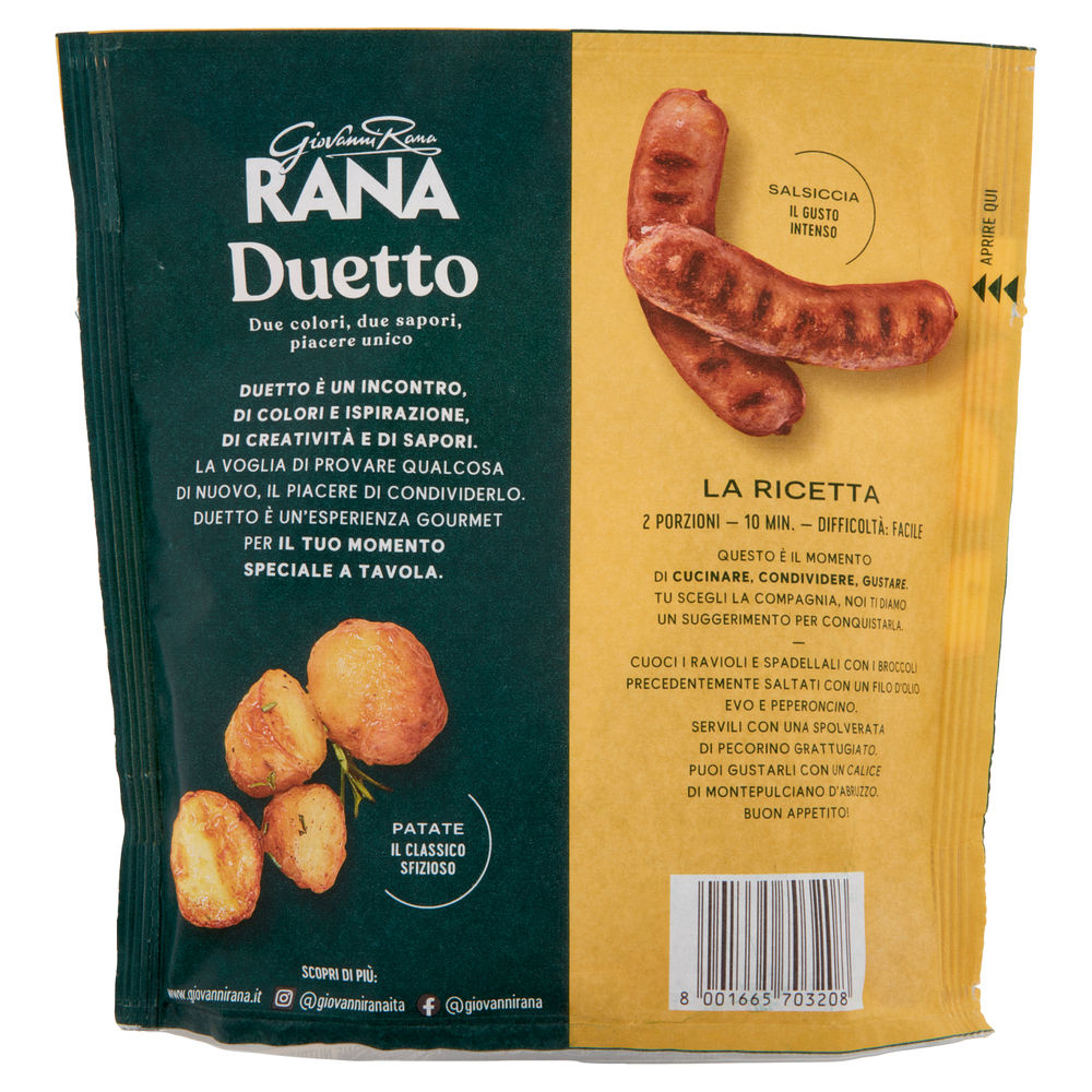SFOGLIAVELO DUETTO SALSICCIA E PATATE RANA G 250 - 1