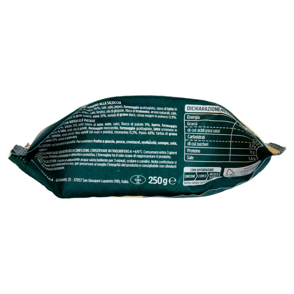 SFOGLIAVELO DUETTO SALSICCIA E PATATE RANA G 250 - 6