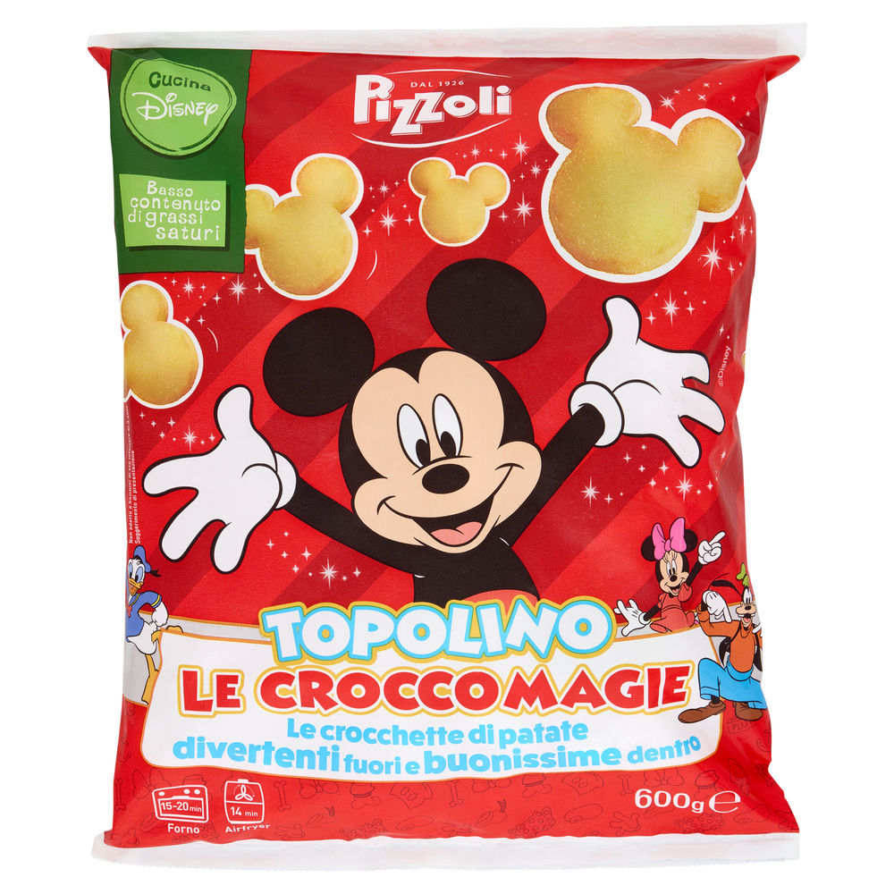 TOPOLINO LE CROCCOMAGIE PIZZOLI SURGELATE BUSTA G 600 - 0