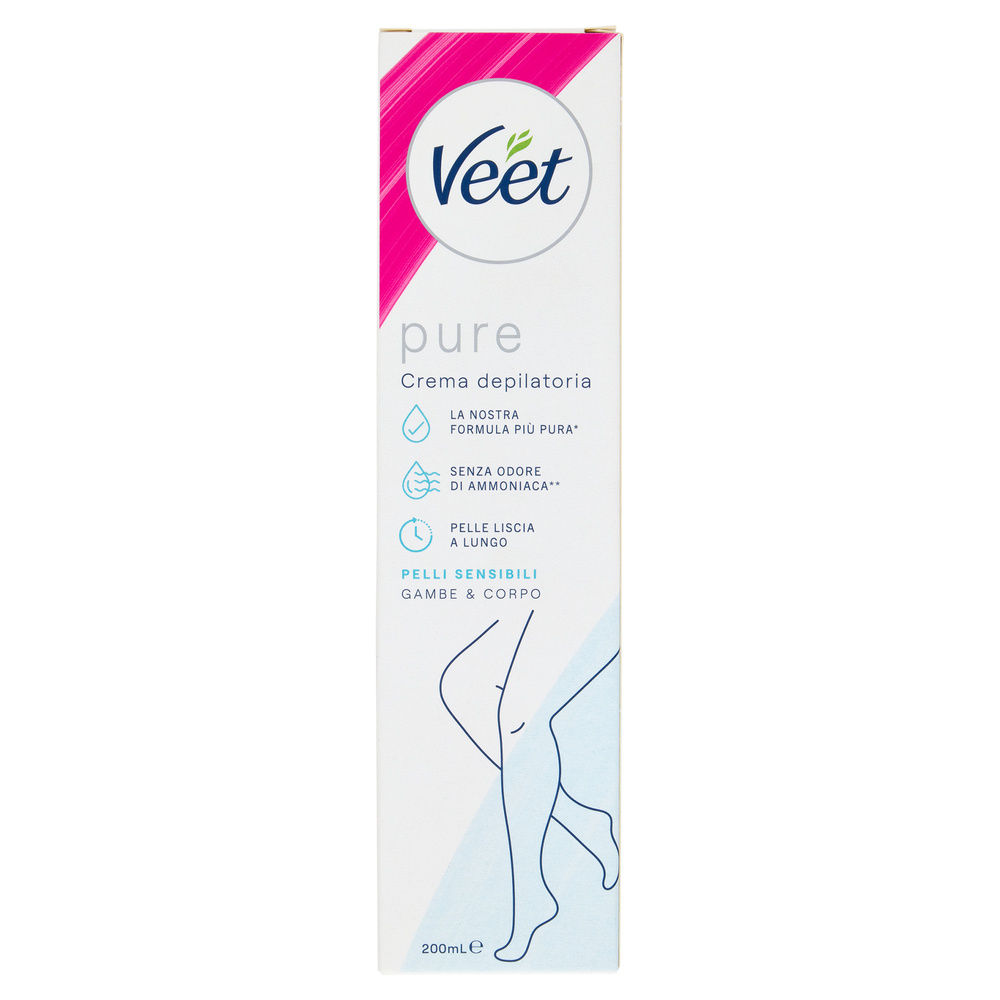 CREMA DEPILATORIA VEET PURE PELLI SENSIBILI ML 200 - 0