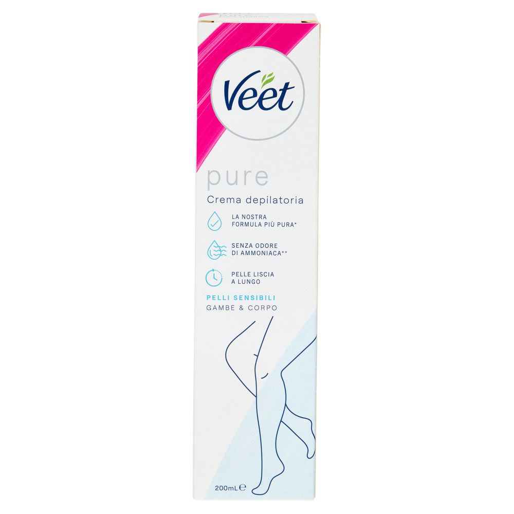 CREMA DEPILATORIA VEET PURE PELLI SENSIBILI ML 200 - 7