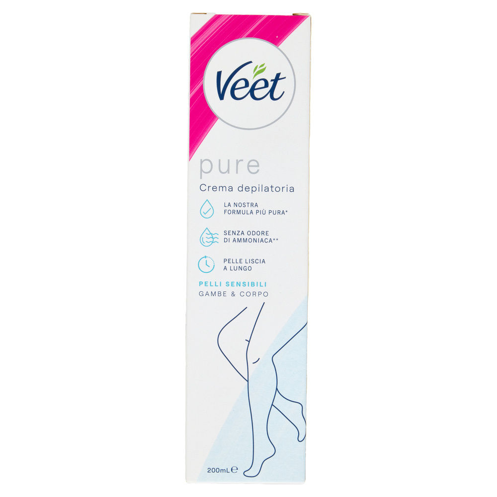 CREMA DEPILATORIA VEET PURE PELLI SENSIBILI ML 200 - 5