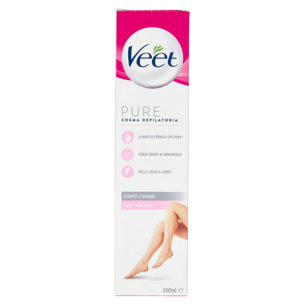 CREMA DEPILATORIA VEET PURE PELLI NORMALI ML 200 - 4