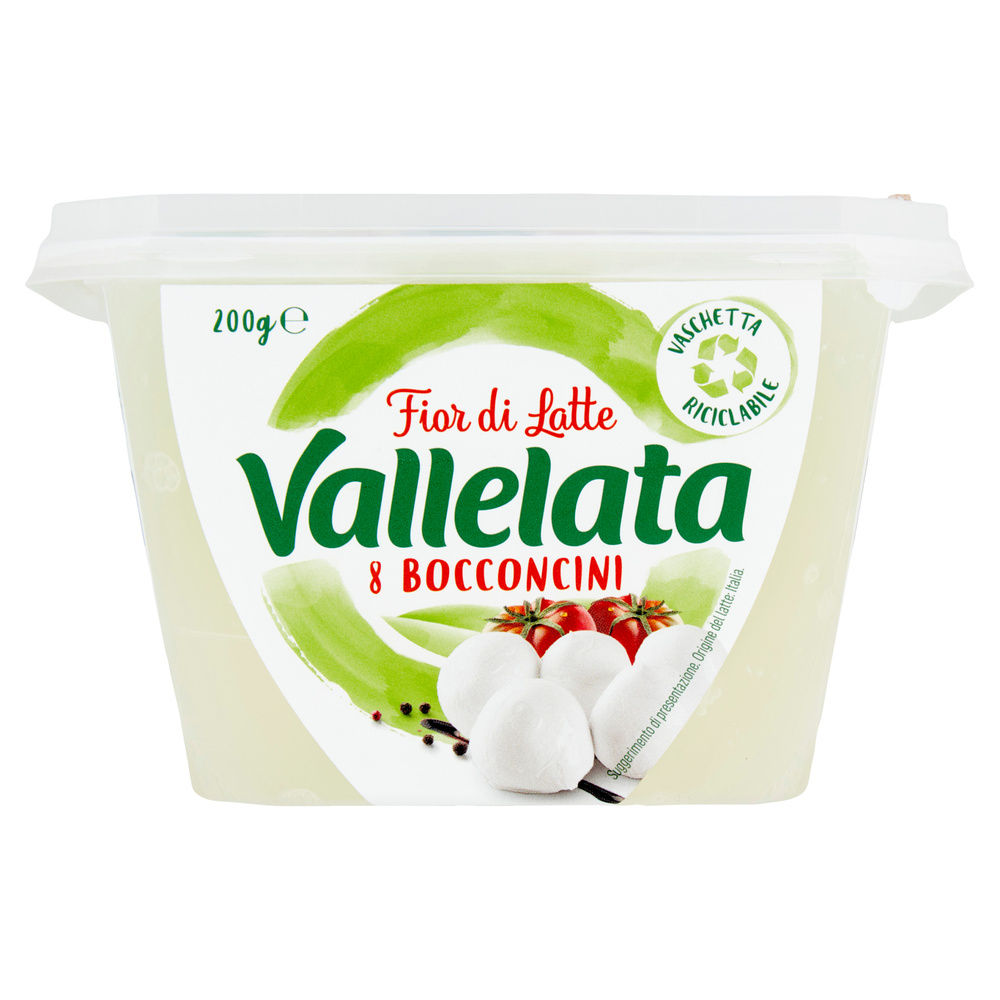 MOZZARELLA VALLELATA BOCCONCINI GALBANI VASCHETTA 485 G SGOCC. 8X25 G - 4