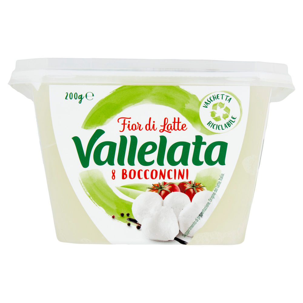 MOZZARELLA VALLELATA BOCCONCINI GALBANI VASCHETTA 485 G SGOCC. 8X25 G - 1