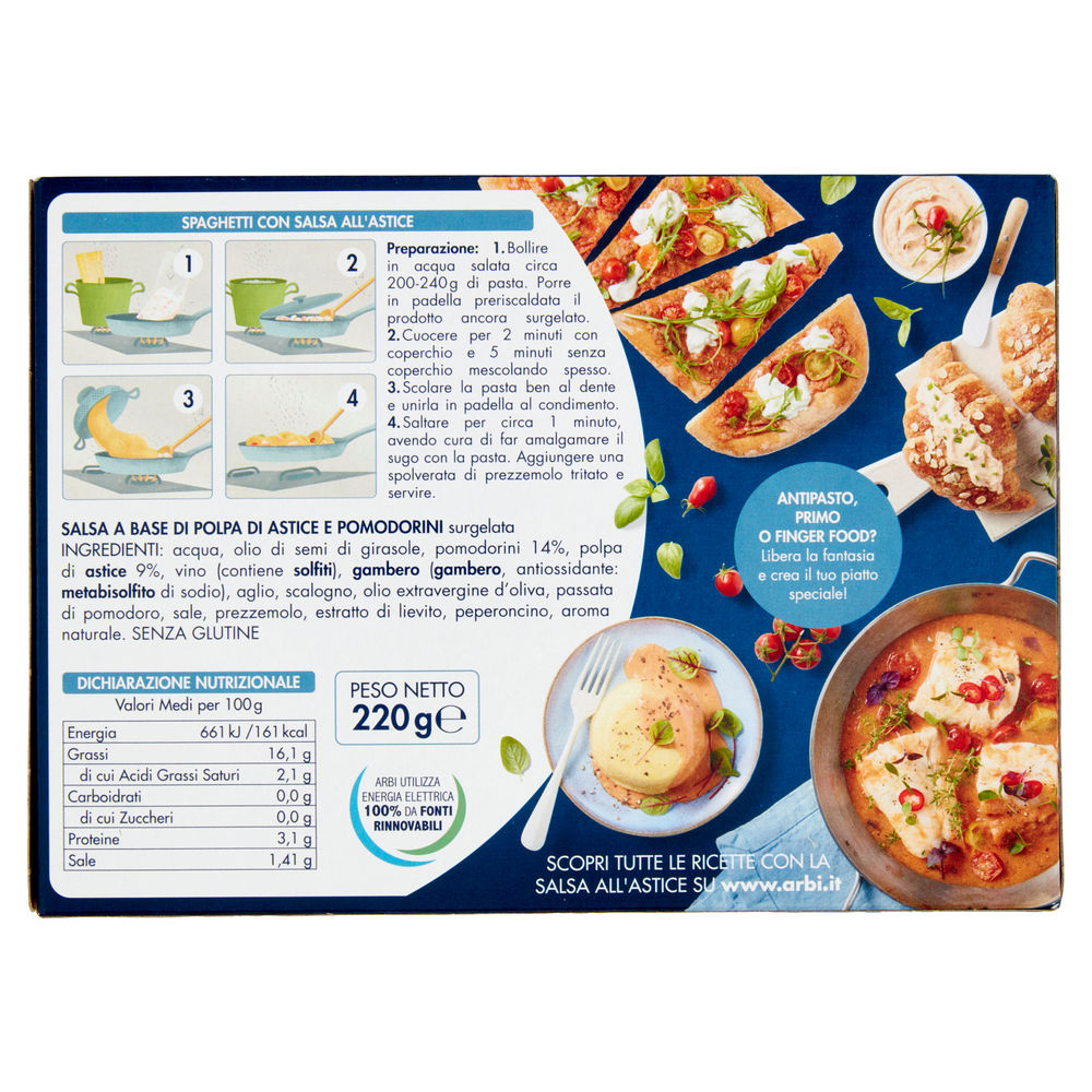 SUGO ALL'ASTICE ARBI SCATOLA G 220 - 1
