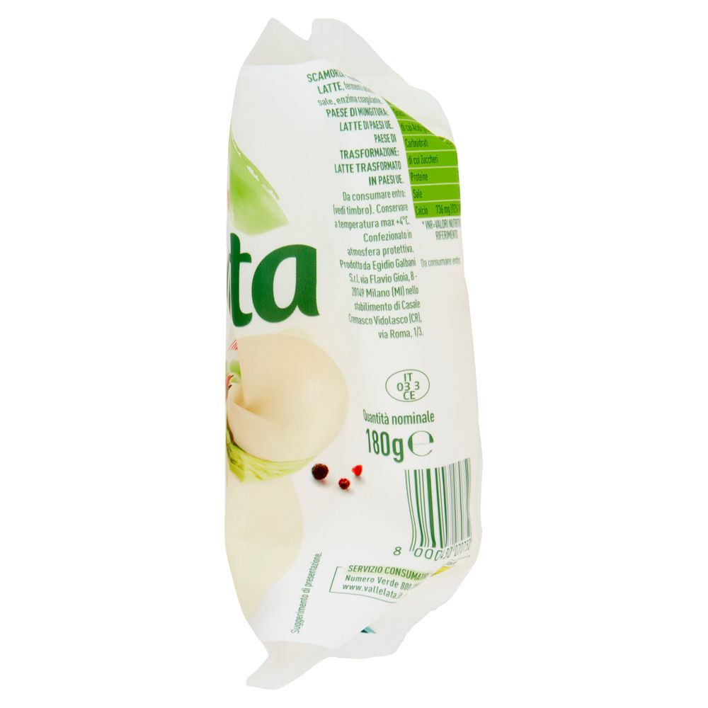 SCAMORZA VALLELATA BIANCA FLOW PACK G 180 - 5