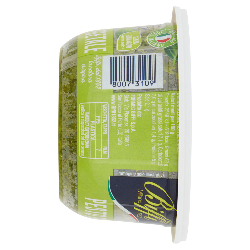 PESTO SENZA FORMAGGIO 100% VEGETALE FRESCO BIFFI G 150 - 4