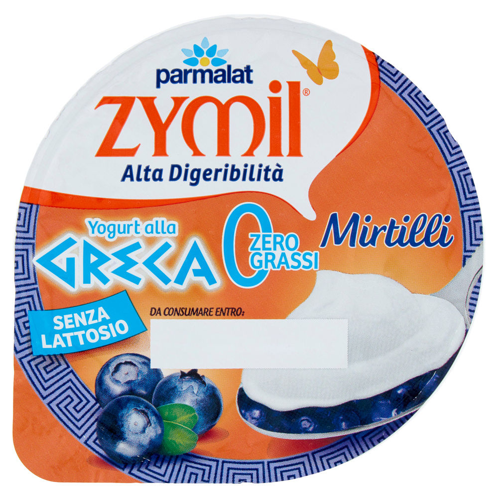 YOGURT GRECO ZYMIL PARMALAT MIRTILLO G 150 - 7
