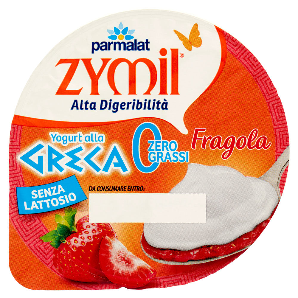 YOGURT GRECO ZYMIL PARMALAT FRAGOLA G 150 - 0