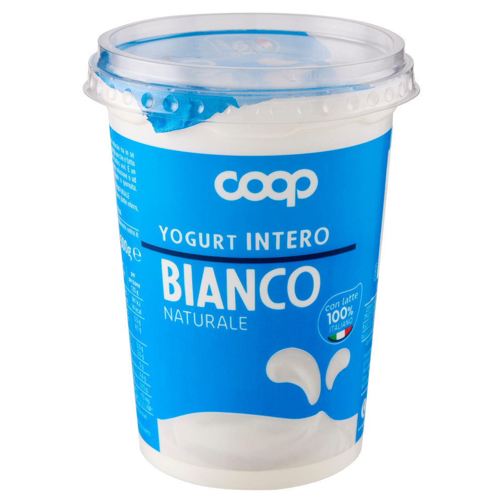YOGURT INTERO BIANCO COOP VASETTO G 500 - 15