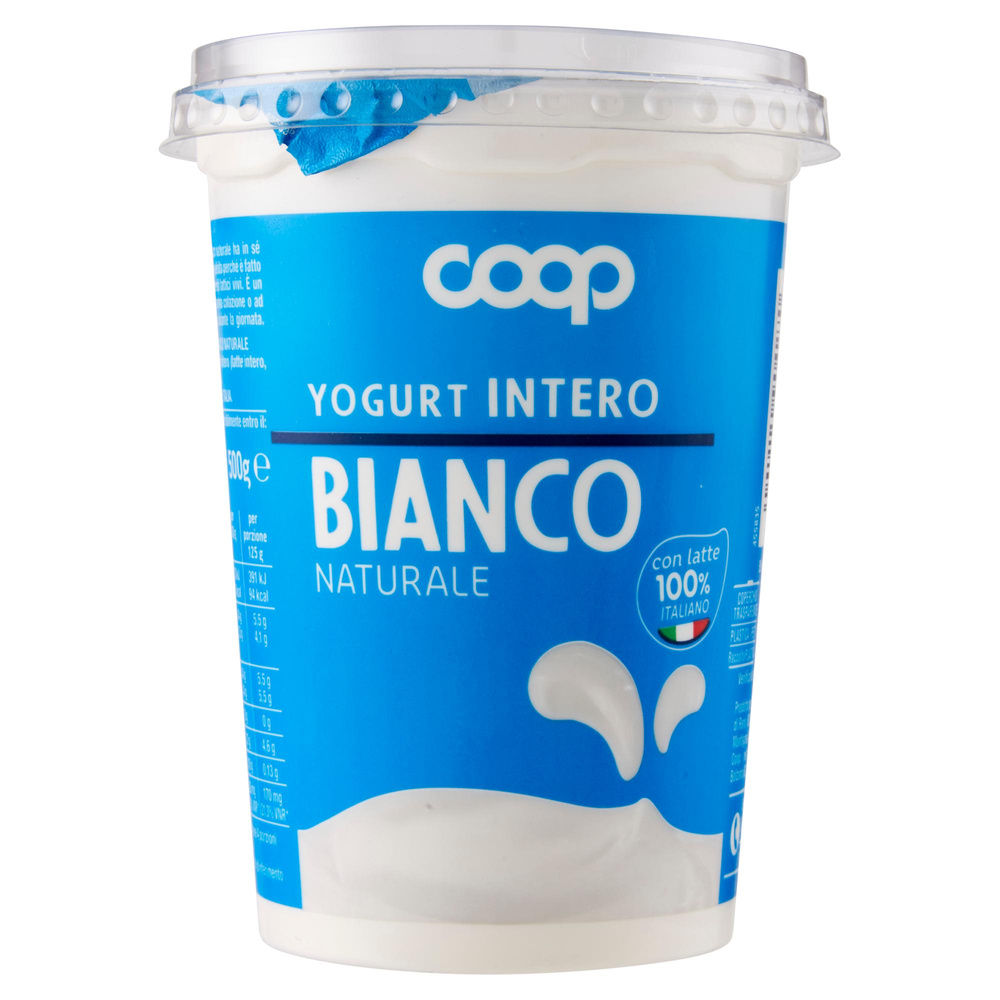 YOGURT INTERO BIANCO COOP VASETTO G 500 - 4