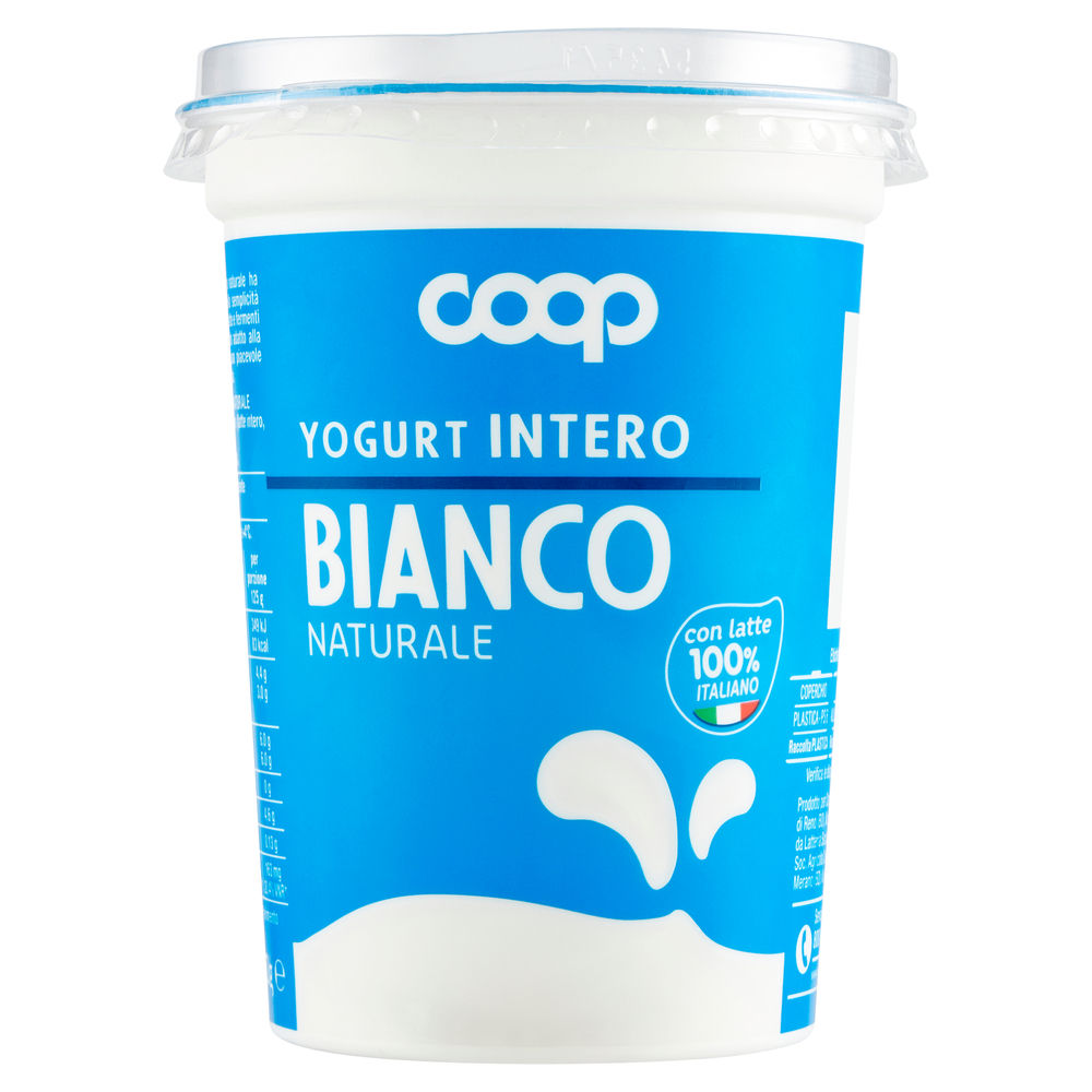 YOGURT INTERO BIANCO COOP VASETTO G 500 - 0