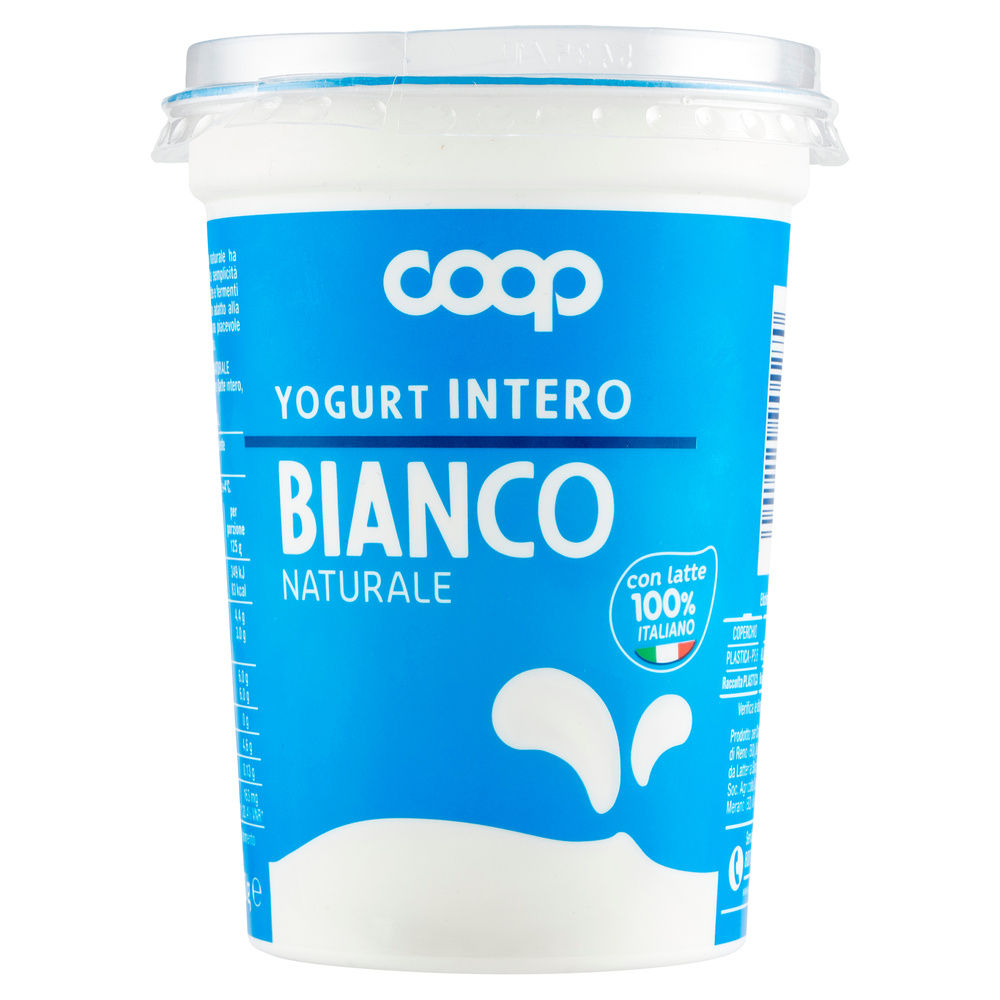 YOGURT INTERO BIANCO COOP VASETTO G 500 - 9