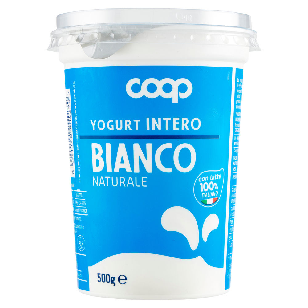 YOGURT INTERO BIANCO COOP VASETTO G 500 - 3