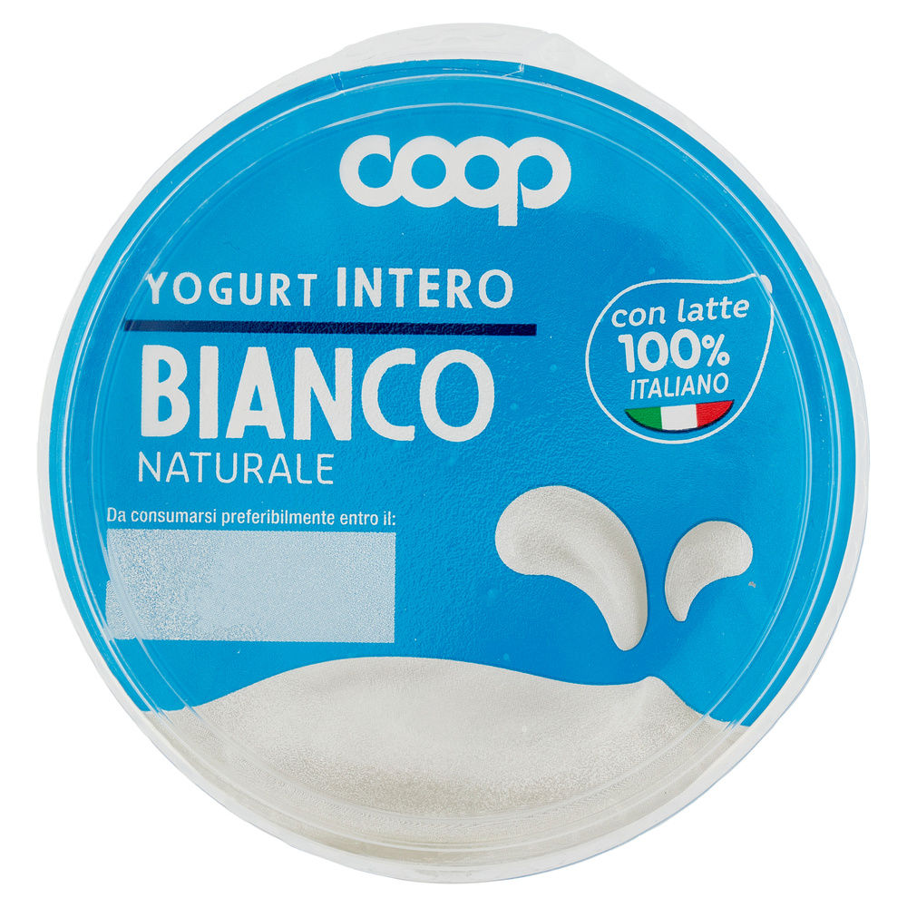 YOGURT INTERO BIANCO COOP VASETTO G 500 - 8