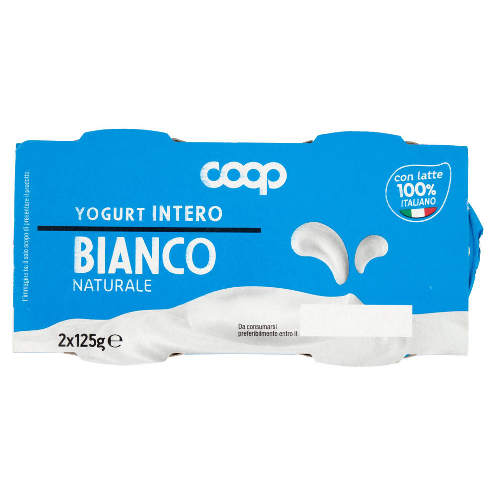 YOGURT INTERO BIANCO COOP G 125X2 - 9