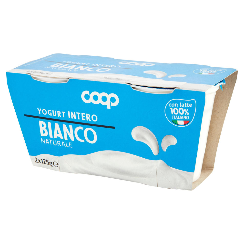 YOGURT INTERO BIANCO COOP G 125X2 - 4