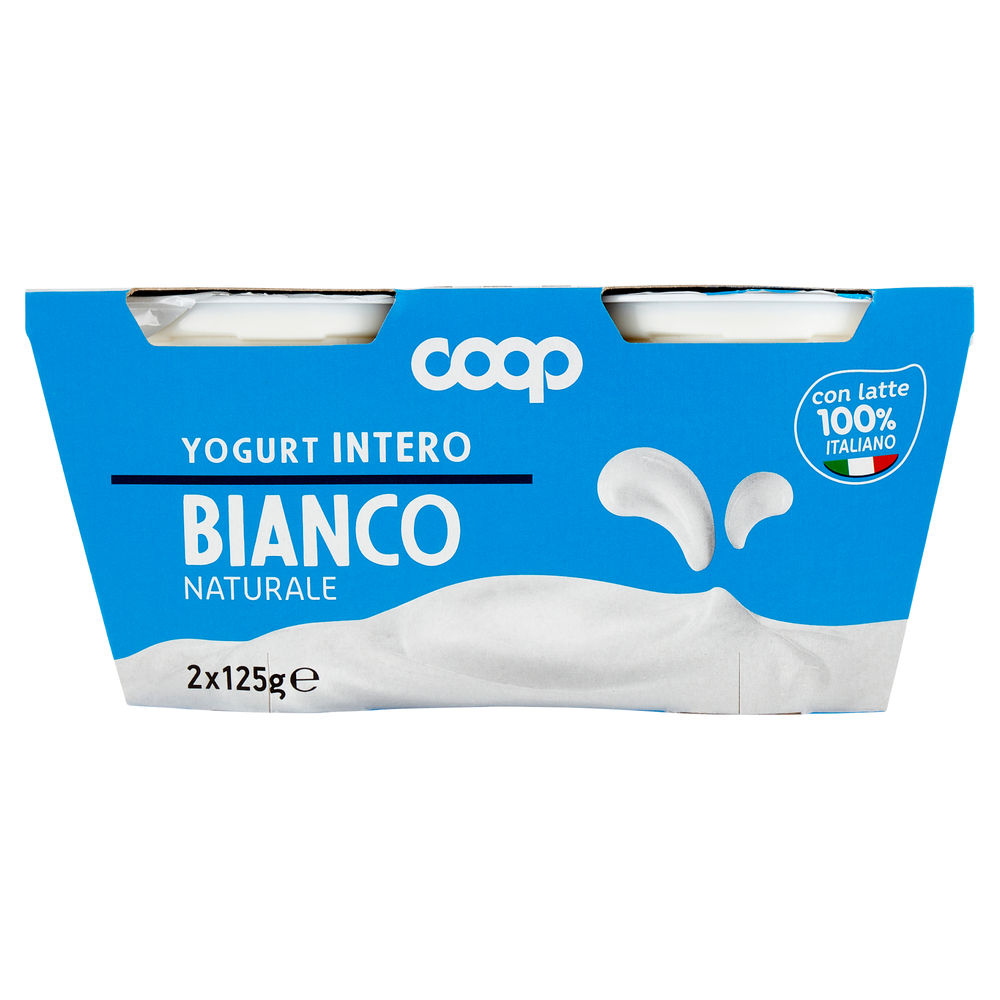YOGURT INTERO BIANCO COOP G 125X2 - 0
