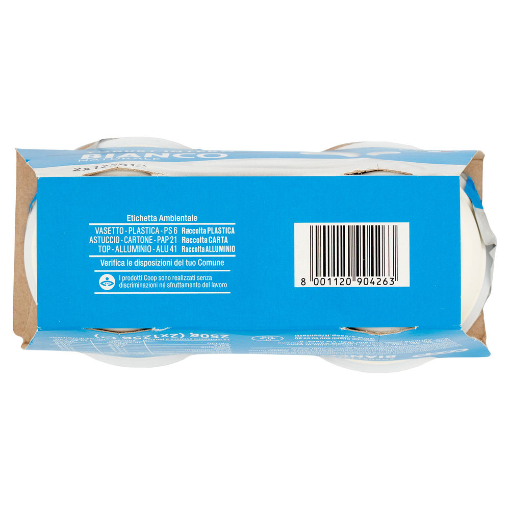 YOGURT INTERO BIANCO COOP G 125X2 - 15