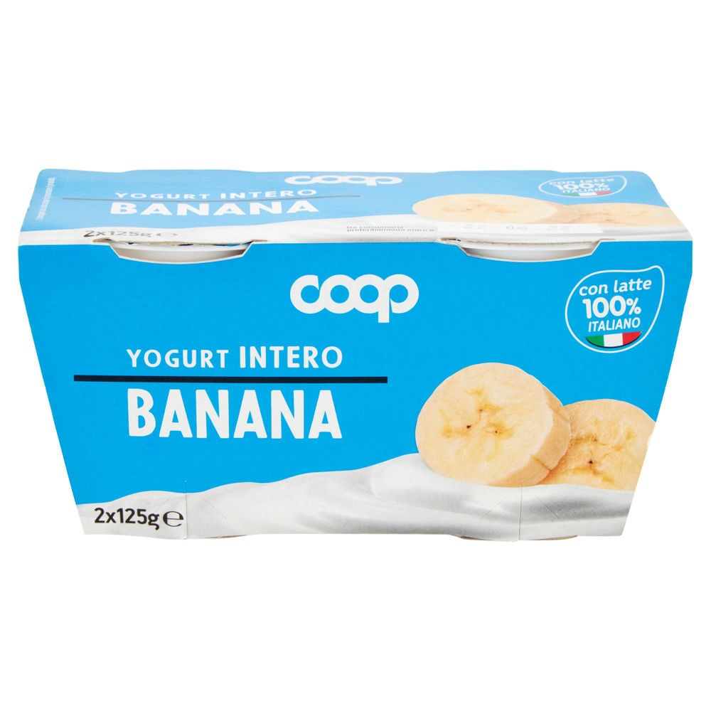 YOGURT INTERO BANANA COOP  G125X2 - 4