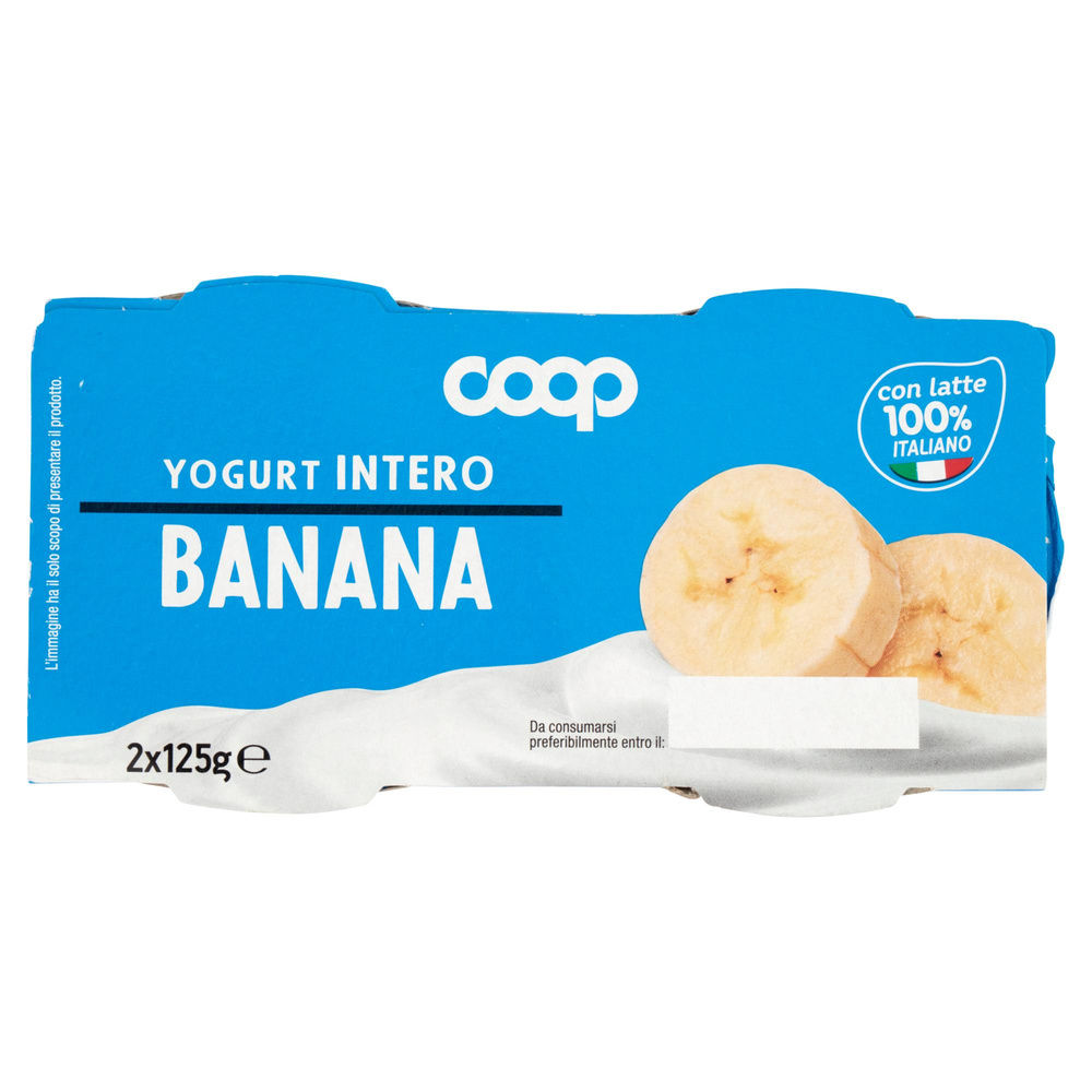 YOGURT INTERO BANANA COOP  G125X2 - 5