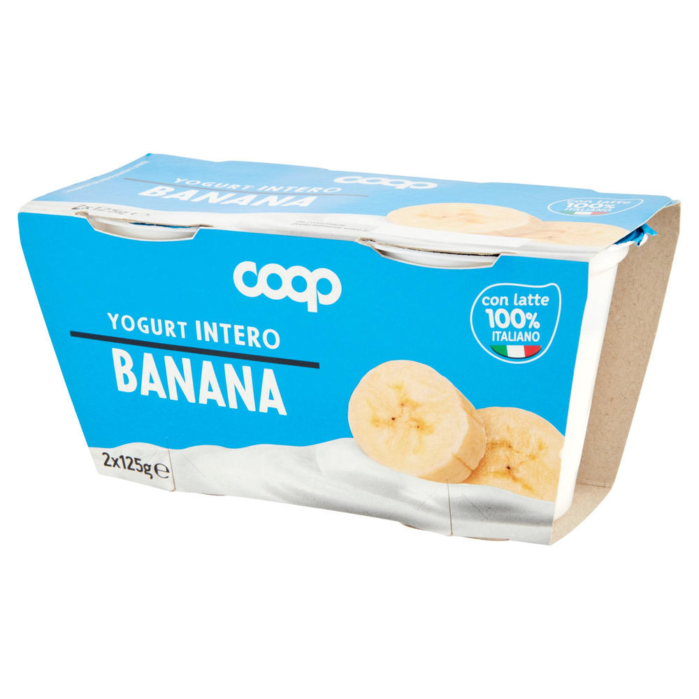 YOGURT INTERO BANANA COOP  G125X2 - 8