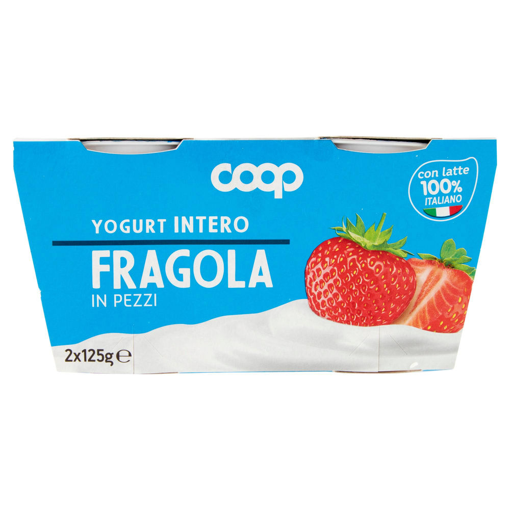 YOGURT INTERO FRAGOLA COOP G125X2 - 4