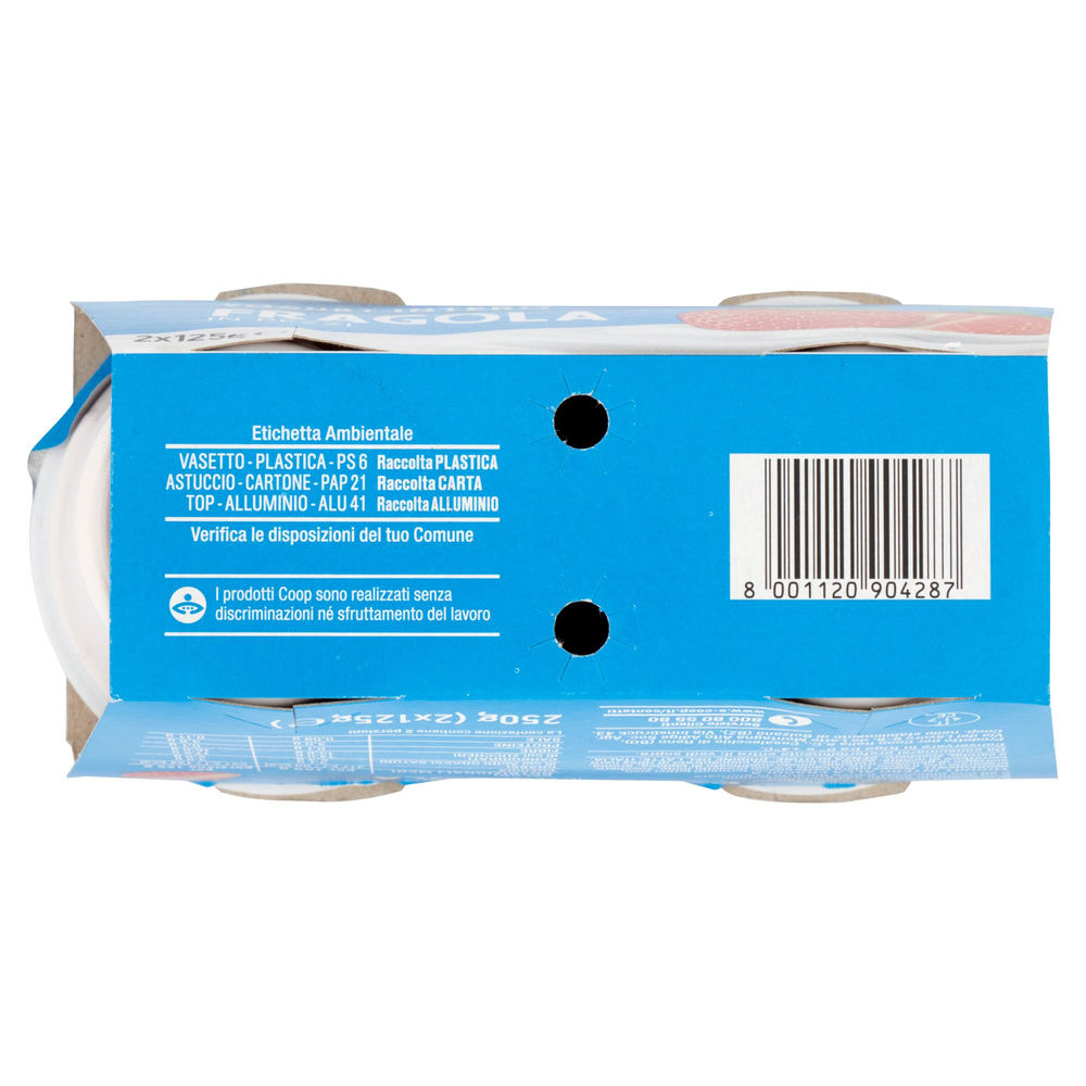 YOGURT INTERO FRAGOLA COOP G125X2 - 7