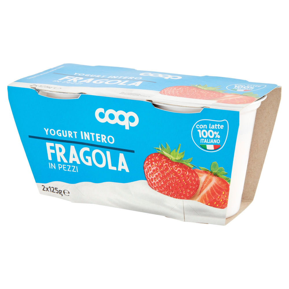 YOGURT INTERO FRAGOLA COOP G125X2 - 3