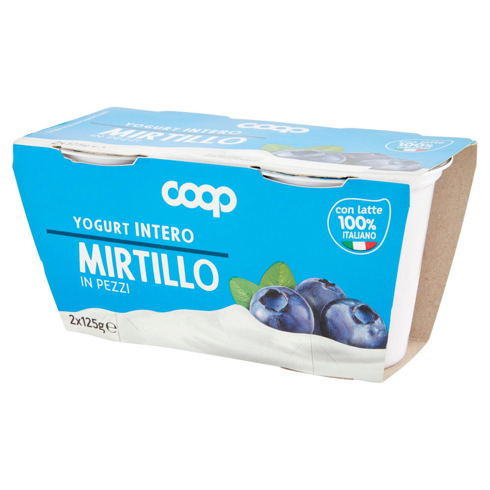 YOGURT INTERO MIRTILLO COOP G 125X2 - 8