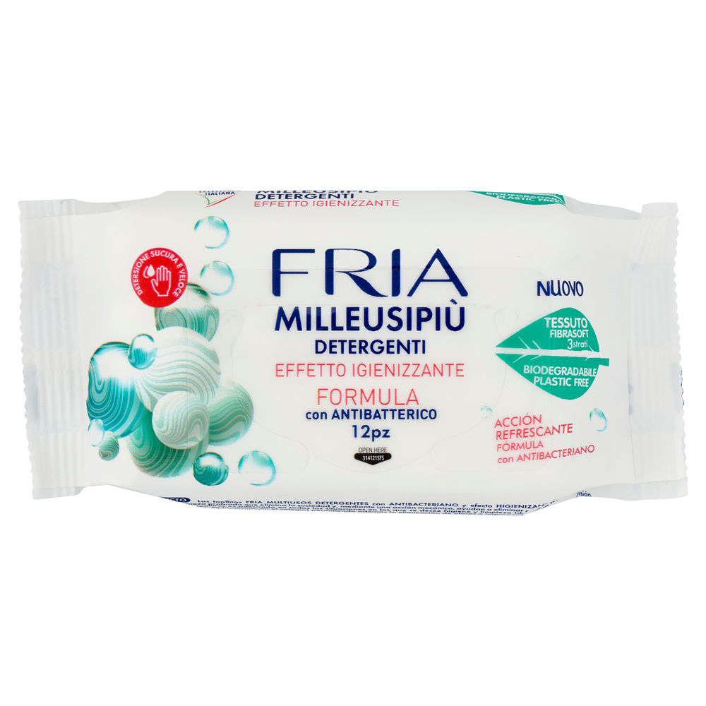 SALVIETTE FRIA MILLEUSIPIÙ IGIENIZZANTE PZ 12 - 2